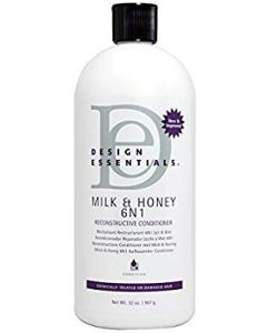 Design Essentials Milk & Honey 6 N 1 Reconstructive Conditioner 32oz