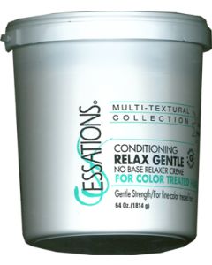 Essations Conditioning Relax Gentle No Base Relaxer 4Lbs For Fine/Color Treated Hair