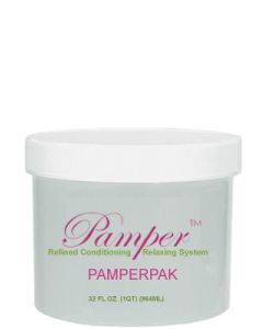 Nairobi Pamper Pak Mask is a moisturizing botanical treatment mask is a rich, creamy conditioner that strengthens, softens, and restores moisture from the inside out. 