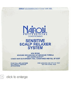 Nairobi Sensitive Scalp Hair Relaxer Kit 4 Pack
