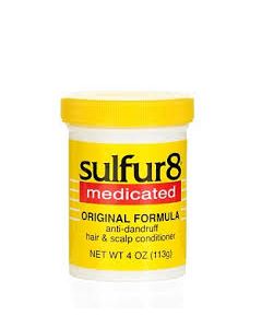 Sulfur 8 Medicated Original Formula anti-dandruff hair & scalp conditioner 4oz